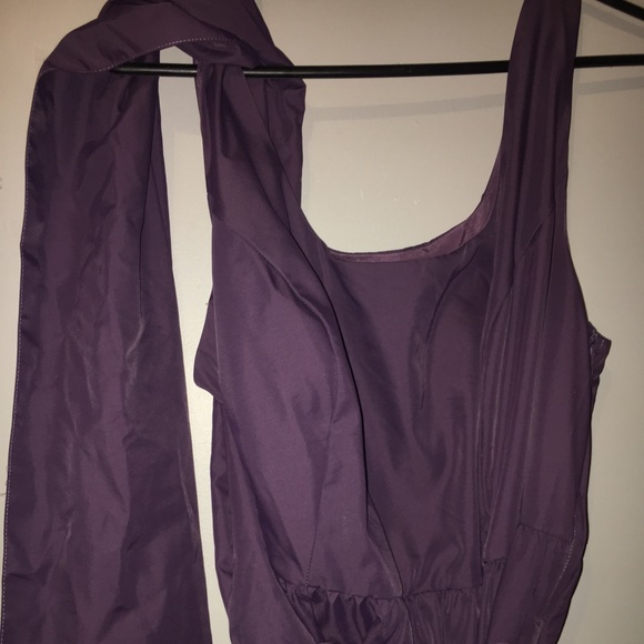 Dark Purple Party Dress - Picture 4 of 4